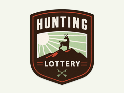 Hunting Badge hunter hunting hunting badge hunting lottery deer outdoors safety