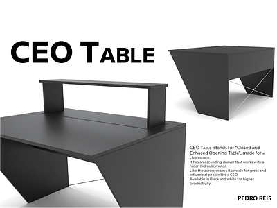 CEO Table 3d modeling 3d rendering best concept design best design concept design design furniture concept furniture design interior design product design render table design