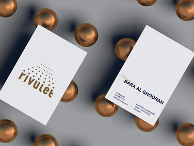 rivulet brand identity brand business card identity