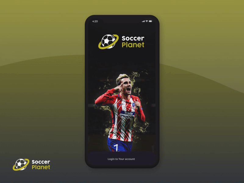 Socce Planet - Interaction after effects aftereffects design interaction interaction design interactions login motion motion design motiongraphics soccer soccer app sports sports app ui uidesign userinterface ux uxdesign uxui
