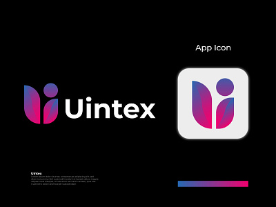 Ui Logo Design brandidentity branding branding logo creative logo design gradient logo graphic design illustration logo modern logo u u letter logo u logo uintex uintex logo