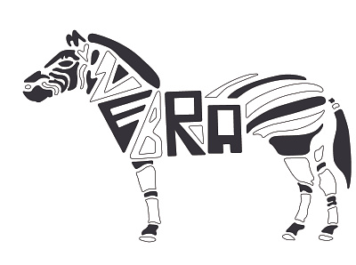 zebra animal animation black font graphic design line ui white zebra zoo