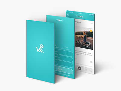 Login Screens app app ui veepio veepio app visuals