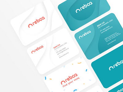 REBCA Branding – Business Cards branding branding and identity branding concept branding design businesscards minimal