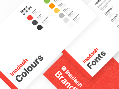 Inadash Branding Guide branding branding and identity branding guidelines minimal proptech startup