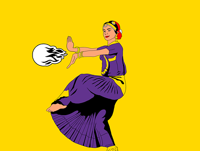 kamehameha bharatnatyam dragonball dragonballz graphicdesign illustration india kamehameha