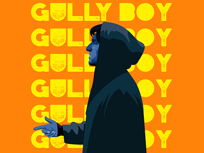 Gully Boy bollywood graphicdesign gullyboy hiphop illustration movie movieposter ranveersingh rap rapper vector