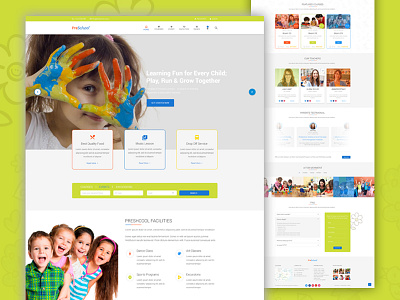 Preschool PSD Template