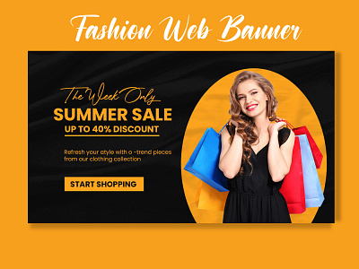 FASHION WEB BANNER shopping sale