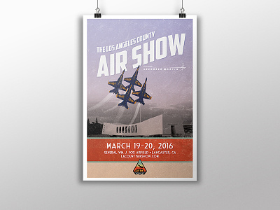 Los Angeles County Air Show air show antelope valley blue angels los angeles poster