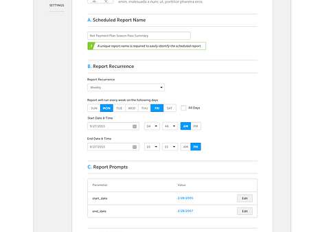 Reporting Scheduling Assistant by Antoun Aziz on Dribbble