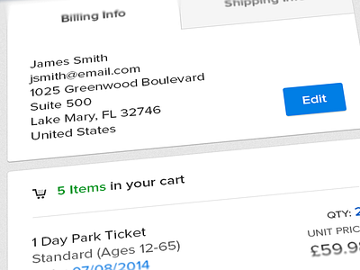 Order Review billing cart order price review shipping