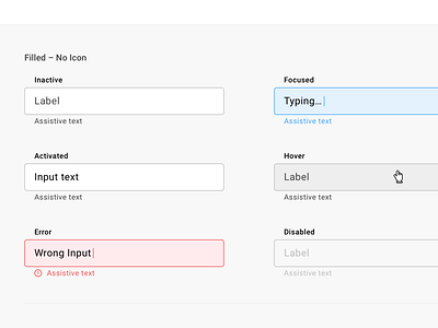 Text fields