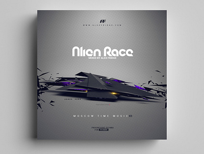 Cover / Alien Race branding design graphic design logo typography