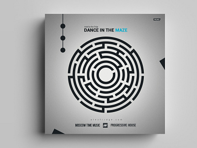 Cover / Dance In The Maze branding design graphic design logo