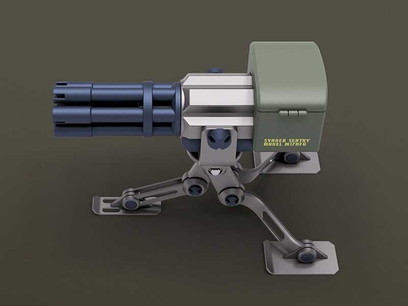 Sentry Gun by Syndek on Dribbble
