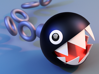 Chain Chomp chain chomp mario mario bros teeth video game