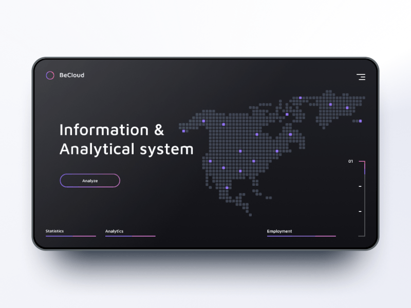 Concept Website for Information & Analytical System