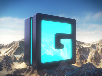 G Experiment 3d c4d illustration letters