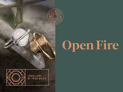 Open Fire | Branding branding design icon icon design jewellery jewelry logo open