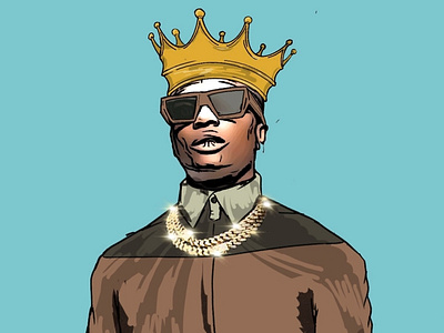 Illustration of Music phenomenon, Wizkid aka BigWiz.