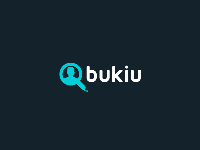 Bukiu Logo bukiu design educational guscocox institutional lesson logo network professional search startup teacher webpate