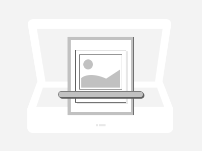 Scanning Service flat icon illustration light outlined pixelg scan search ui web wip