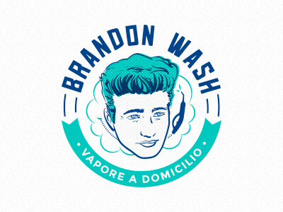 Brandon Wash branding brandon brandonwash design doodle illustration logo pixelg steamwash