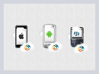 FAW Device Icons android apple blackberry cloud device grey icon ios mobile