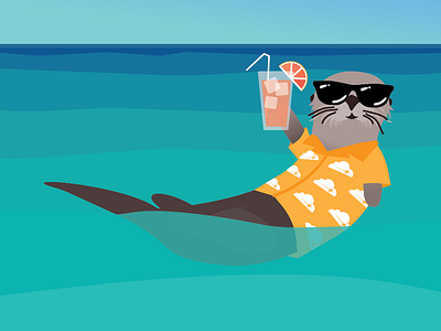 Maxin' & Relaxin Otter