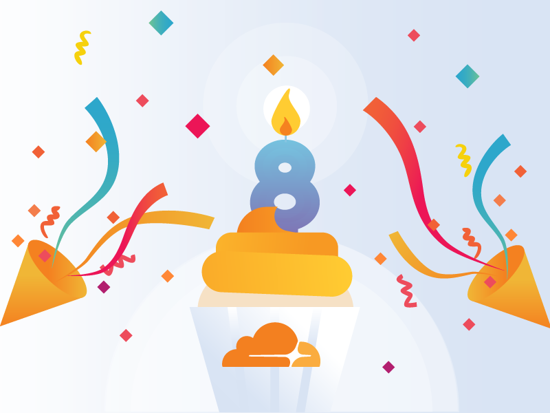 Birthday Celebration flame cake birthday frosting streamers celebration confetti cupcake candle