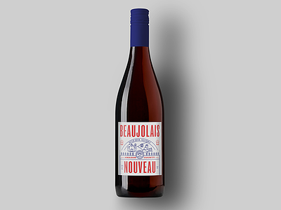 Beaujolais Nouveau Bottle-In Progress foothills gold rush label sierra nevada wine wine label winery