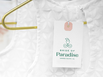 Bride of Paradise Reject Tag branding clothing hang tag label logo