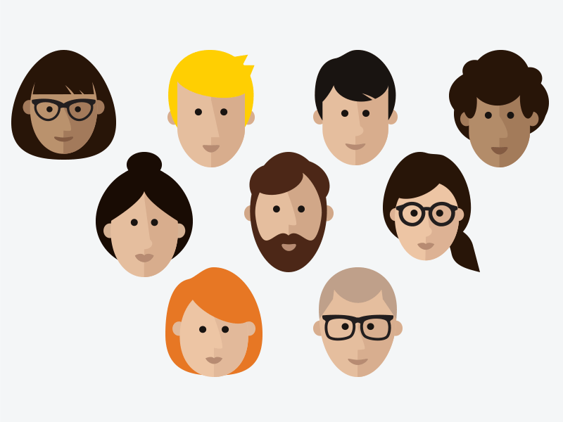 Find People faces gif people