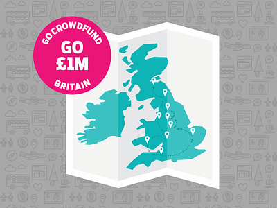 Go Crowdfund Britain britain crowdfund england indiegogo map uk