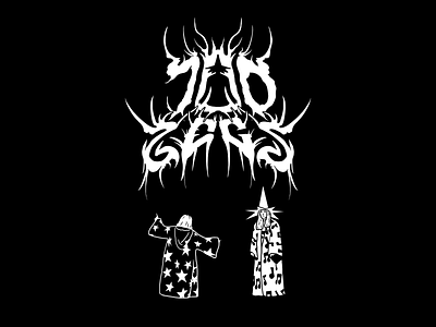100 gecs metal logo design