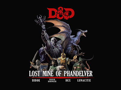 D&D T-shirt design for my group dd design dnd dragons dungeons joke design phandelver photoshop shirt
