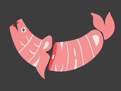 Mermaid Word Doodle type