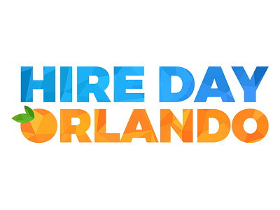 Hire Day Orlando design logo orlando