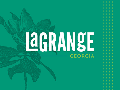 LaGrange, GA branding city cvb eclectic georgia lagrange logo south southern typography visitors bureau