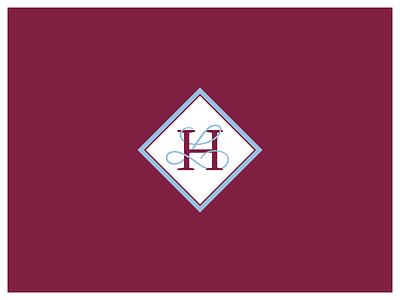 LH monogram badge branding logo monogram seal type typography