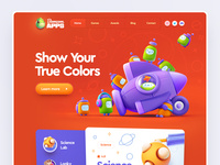 Bomcom Apps / Web site design 3d character neumorphism ux ui flat sketch vector logo metal game illustration web icon design