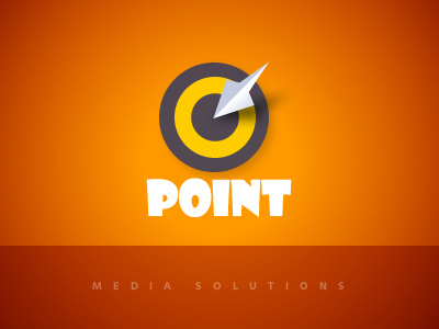 Point Media Solutions cartoon logo logotype media style web2.0