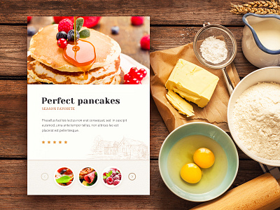 Bakery Website button cake design food menu navigation site sketch texture typography web wood