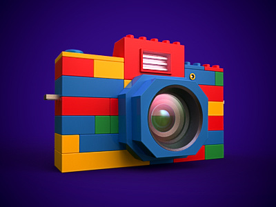 LEGO Digital Camera brick camera color icon illustration lego lens photo