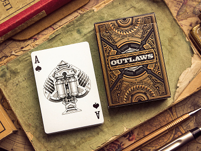 "Outlaws" Playing Cards