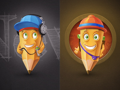 Characters characters design illustration mc music pencil rap smile travel wall web