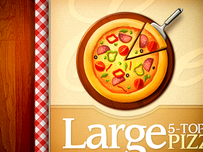 Pizza cheese design food icon illustration pizza restaurant site topping vegetables web