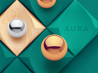 Aura / Puzzle game 3d arcade game interface ios metal puzzle wood