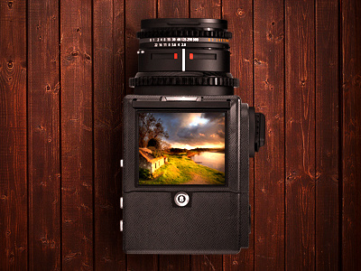 Photo camera camera design house icon landscape lens mood photo picture portfolio style summer web wood